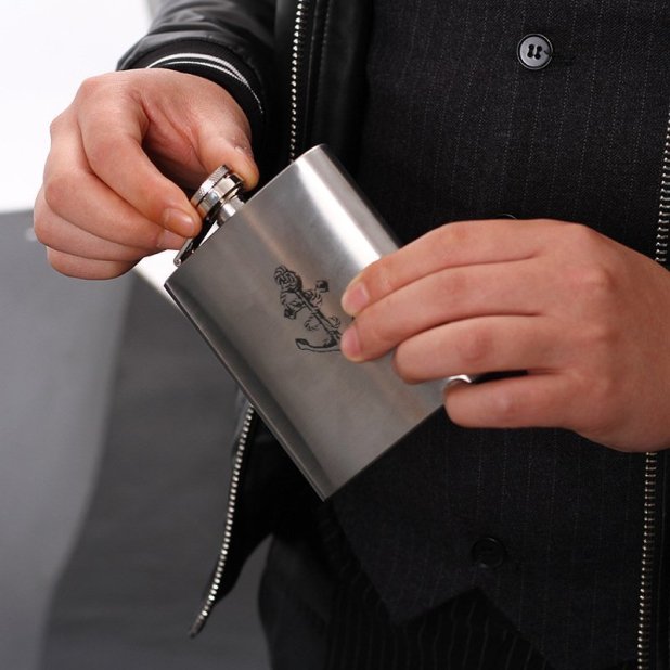 personalized flask